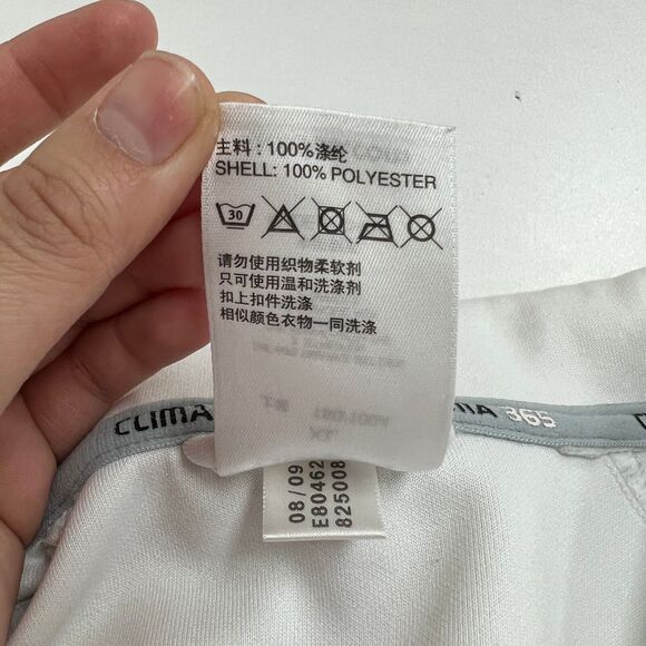 Adidas Clima365 Track Jacket Womens XL White Full Zip Stand Collar Raglan Sleeve - Picture 13 of 16